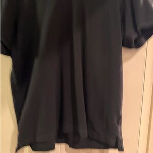 American Eagle Outfitters Black Short Sleeve Golf Shirt